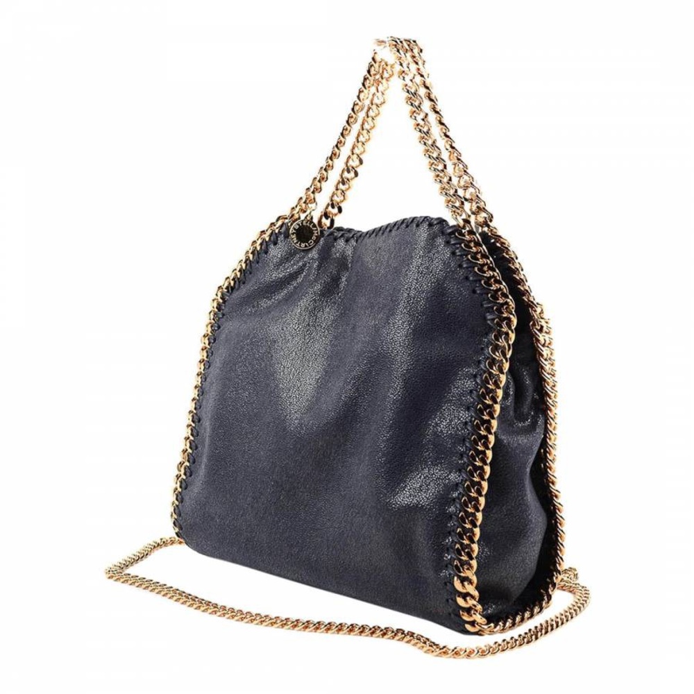 Stella McCartney Mini Falabella Navy / Gold